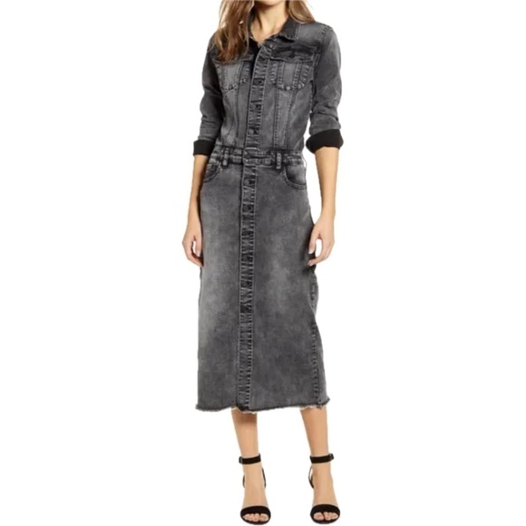 Wash Lab Dyed Denim Dress Size XL - Picture 1 of 14